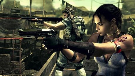 Gramy w Resident Evil 5 PC - bagna
