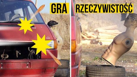 Prawdziwy karabin snajperski kontra osłony z gier